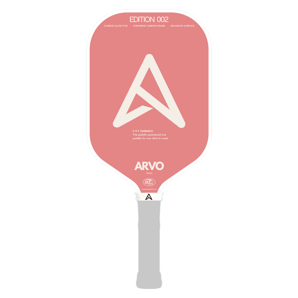 EDITION 002 | 16mm thermoformed carbon fiber pickleball paddle