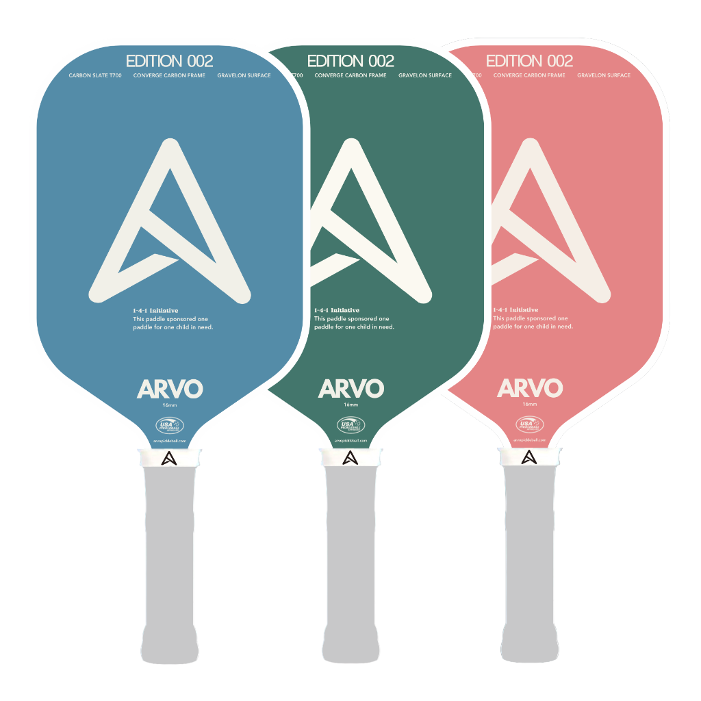 EDITION 002 | 16mm thermoformed carbon fiber pickleball paddle